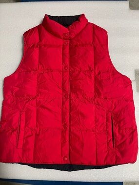 Lands’end women reversible down vest